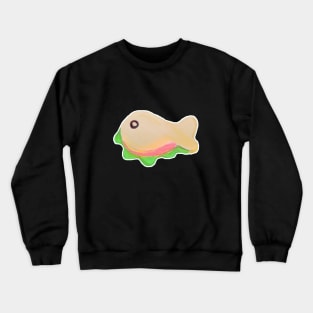 Sándwich en forma de pez Crewneck Sweatshirt